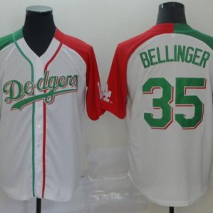 Dodgers #35 Cody Bellinger White Mexican Heritage Culture Night Jersey Mexico