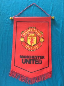 Manchester United Hang Flag Decor Football Fans Souvenir