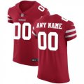 Mens Nike San Francisco 49ers Customized Red Team Color Vapor Untouchable Elite Player NFL Jersey