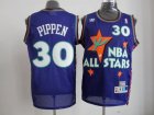 nba 95 all star #30 pippen purple