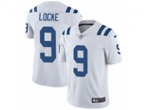 Mens Nike Indianapolis Colts #9 Jeff Locke Vapor Untouchable Limited White NFL Jersey