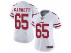 Women Nike San Francisco 49ers #65 Joshua Garnett Vapor Untouchable Limited White NFL Jersey
