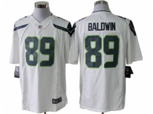 Nike NFL Seattle Seahawks #89 Doug Baldwin white Jerseys(Limited)
