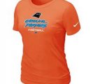 Women Carolina Panthers Orange T-Shirt