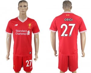 2017-18 Liverpool 27 ORIGI Home Soccer Jersey