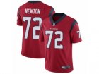 Mens Nike Houston Texans #72 Derek Newton Vapor Untouchable Limited Red Alternate NFL Jersey