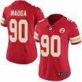 Women's Nike Kansas City Chiefs #90 Josh Mauga Limited Red Rush NFL Jersey