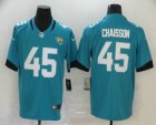 Mens Jacksonville Jaguars #45 K'Lavon Chaisson Teal Blue New