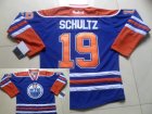 nhl Edmonton Oilers # 19 Justin Schultz blue jersey2