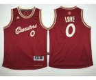 Youth nba cleveland cavaliers #0 love red[2015 Christmas edition]