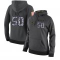 NFL Women's Nike Dallas Cowboys #50 Sean Lee Stitched Black Anthracite Salute to Service Player Performance Hoodie
