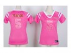 Nike women nfl jerseys baltimore ravens #5 joe flacco pink[fashion Rhinestone sequins]