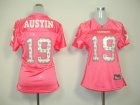 women nfl dallas cowboys #19 austin pink[2011 fem fan]