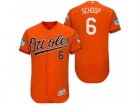Mens Baltimore Orioles #6 Jonathan Schoop 2017 Spring Training Flex Base Authentic Collection Stitched Baseball Jersey