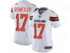 Women Nike Cleveland Browns #17 Brock Osweiler Vapor Untouchable Limited White NFL Jersey