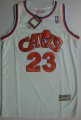 NBA Cleveland Cavaliers #23 LeBron James swingman white[orange n