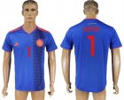 Columbia 1 OSPINA Away 2018 FIFA World Cup Thailand Soccer Jersey