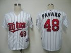 MLB Minnesota Twins #48 Pavano White[Cool Base]