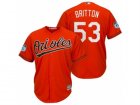 Mens Baltimore Orioles #53 Zach Britton 2017 Spring Training Cool Base Stitched MLB Jersey