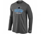 Nike Carolina Panthers Critical Victory Long Sleeve T-Shirt D.Grey