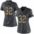Women's Nike Oakland Raiders #32 Jack Tatum Limited Black 2016 Salute to Service NFL Jersey