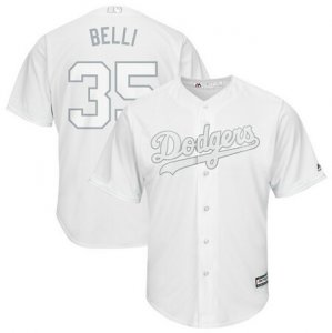 Dodgers #35 Cody Bellinger Belli White 2019 Players Weekend Player Jersey