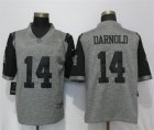 Nike Jets #14 Sam Darnold Gray Vapor Untouchable Limited Jersey