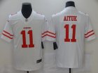 Nike 49ers #11 Brandon Aiyuk White Vapor Untouchable Limited Jersey