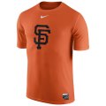 MLB Men's San Francisco Giants Nike Authentic Collection Legend T-Shirt - Orange