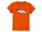 nike denver broncos sideline legend authentic logo youth T-Shirt orange