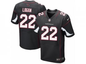 Mens Nike Arizona Cardinals #22 T. J. Logan Elite Black Alternate NFL Jersey