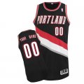 Customized Portland Trail Blazers Jersey Revolution 30 Black Road Basketball