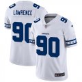 Nike Cowboys #90 Demarcus Lawrence White Team Logos Fashion Vapor Limited