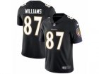 Mens Nike Baltimore Ravens #87 Maxx Williams Vapor Untouchable Limited Black Alternate NFL Jersey