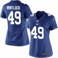 Women's Nike New York Giants #49 Nikita Whitlock Limited Royal Blue Team Color NFL Jersey