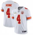 Nike Chiefs #4 Chad Henne White 2021 Super Bowl LV Vapor Untouchable Limited