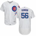 Men's Majestic Chicago Cubs #56 Hector Rondon White Flexbase Authentic Collection MLB Jersey