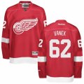 Mens Reebok Detroit Red Wings #62 Thomas Vanek Authentic Red Home NHL Jersey