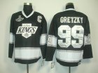 nhl jerseys los angeles kings #99 gretzky black white[2012 stanley cup champions]