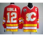 nhl calgary flames #12 iginla ¡°c¡± patch red[30th]