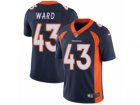 Mens Nike Denver Broncos #43 T.J. Ward Vapor Untouchable Limited Navy Blue Alternate NFL Jersey
