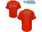 Houston Astros #5 Jeff Bagwell Replica Orange Alternate 2017 World Series Bound Cool Base MLB Jersey