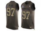 Nike Tennessee Titans #97 Karl Klug Limited Green Salute to Service Tank Top NFL Jersey
