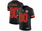 Nike Kansas City Chiefs #90 Bennie Logan Limited Black Rush NFL Jersey