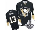 Mens Reebok Pittsburgh Penguins #13 Nick Bonino Authentic Black Home 2017 Stanley Cup Final NHL Jersey