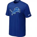 Detroit Lions Sideline Legend Authentic Logo T-Shirt Blue