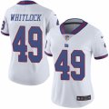 Women's Nike New York Giants #49 Nikita Whitlock Limited White Rush NFL Jersey