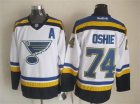 NHL st. louis blues #74 oshie blue-white jerseys