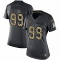 Women's Nike New Orleans Saints #99 Sheldon Rankins Limited Black 2016 Salute to Service NFL Jersey