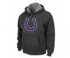 Indianapolis Colts Logo Pullover Hoodie D.Grey